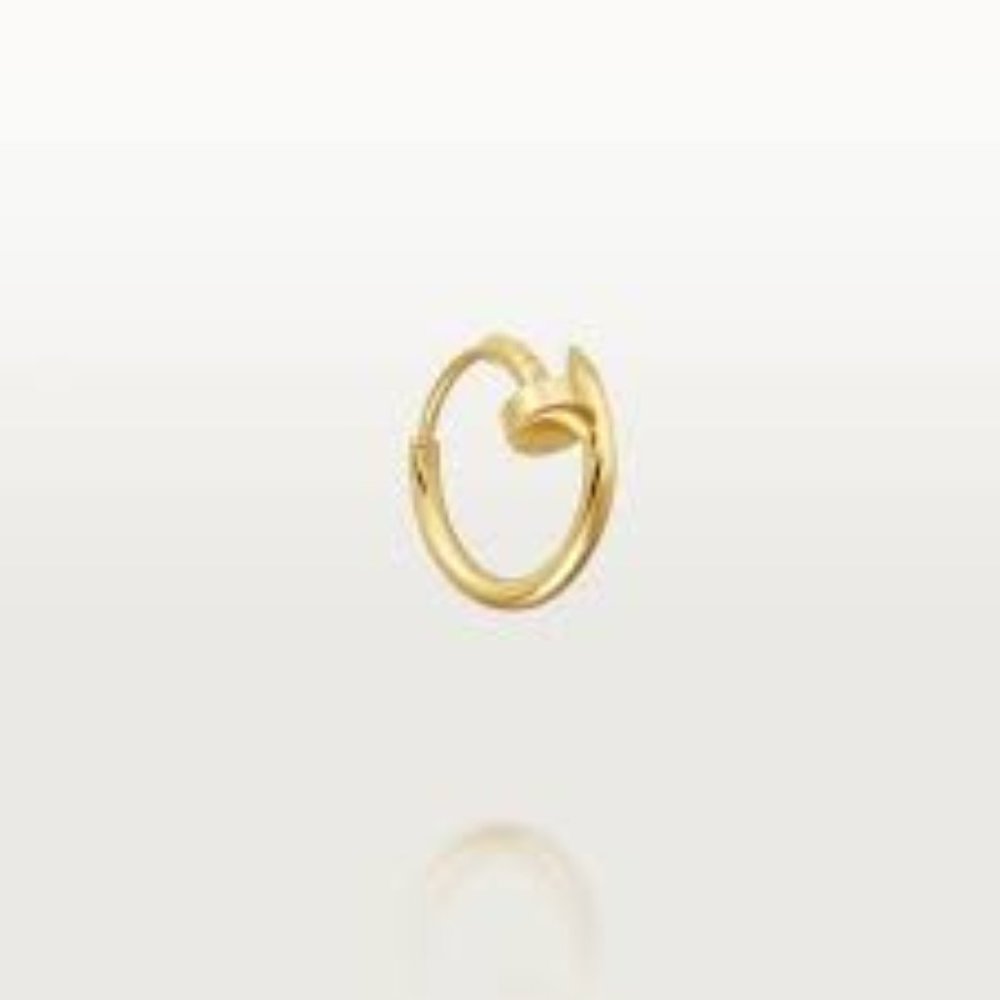 Cartier just de clou double single earings 18k gold